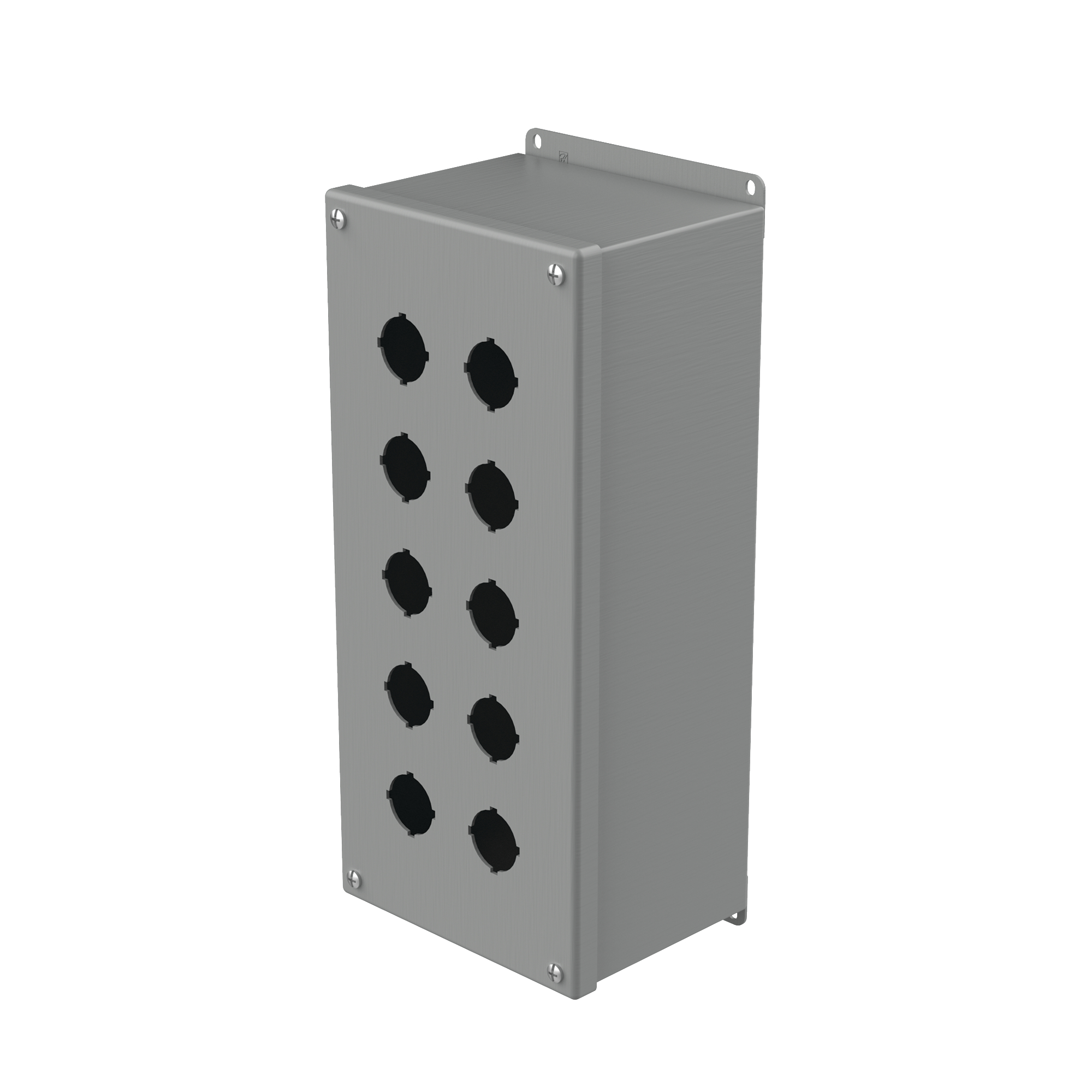 Product image for Enclosure pushbutton stl grey N12 14x6.25x4.75in