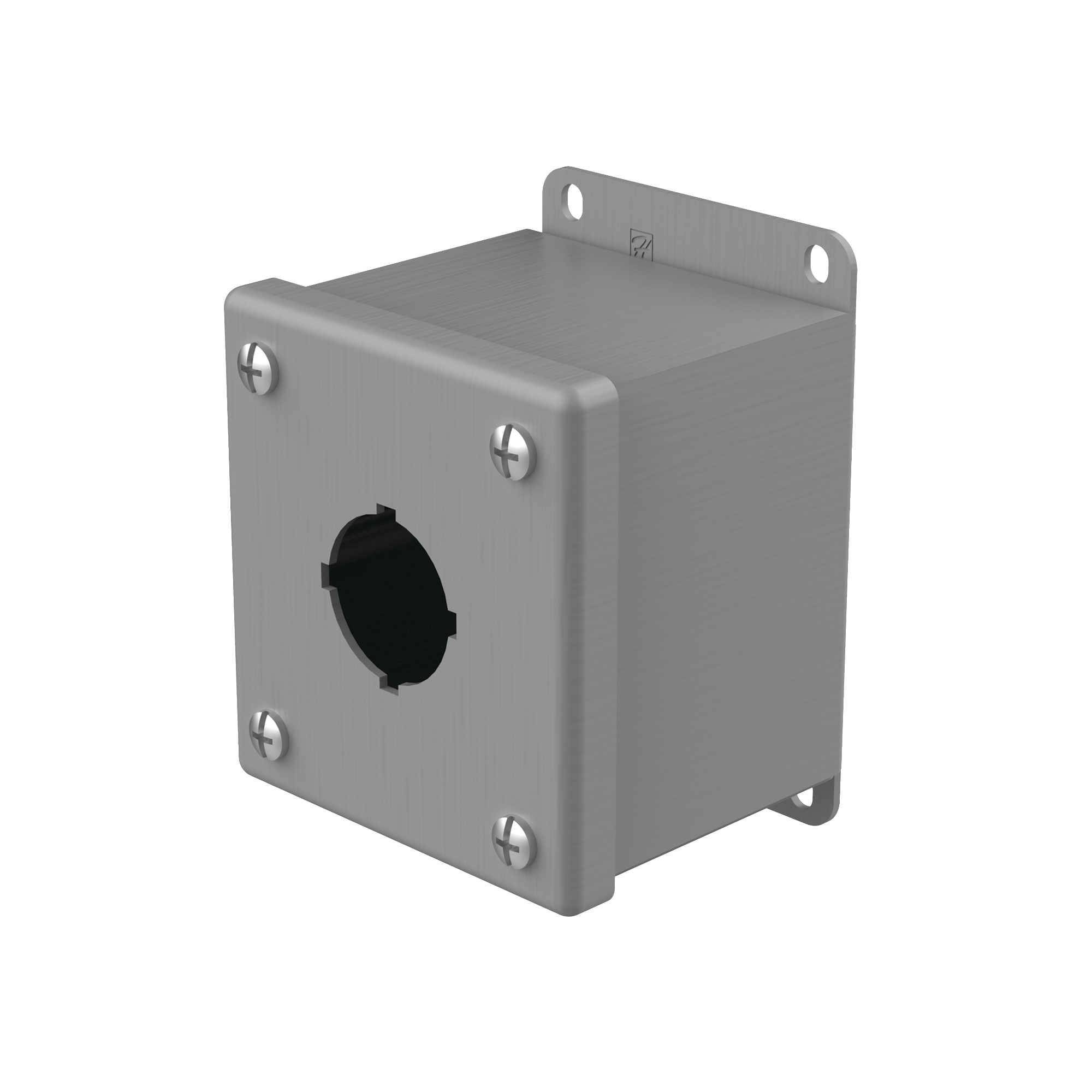 Product image for NVENT_HOFFMAN E1PB PUSHBUTTON ENCLOSURE 1HOLE FOR 30MM PUSHBUTTONS