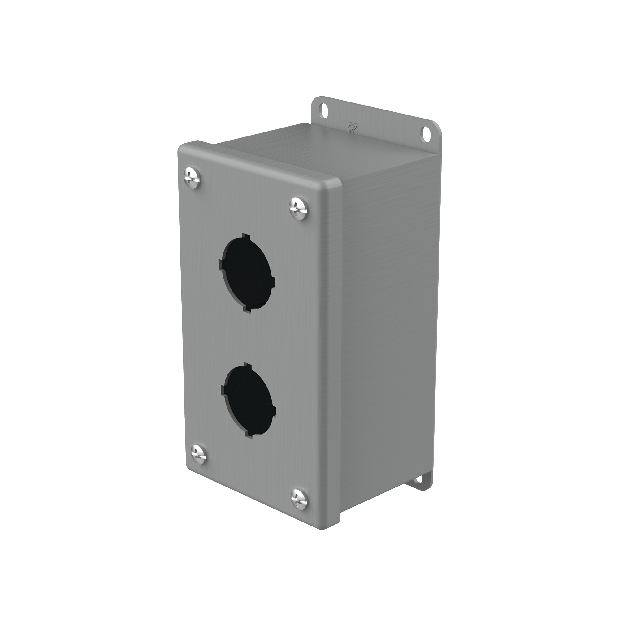 Product image for Enclosure PB 30.5mm steel grey 5.75x3.25x2.75"