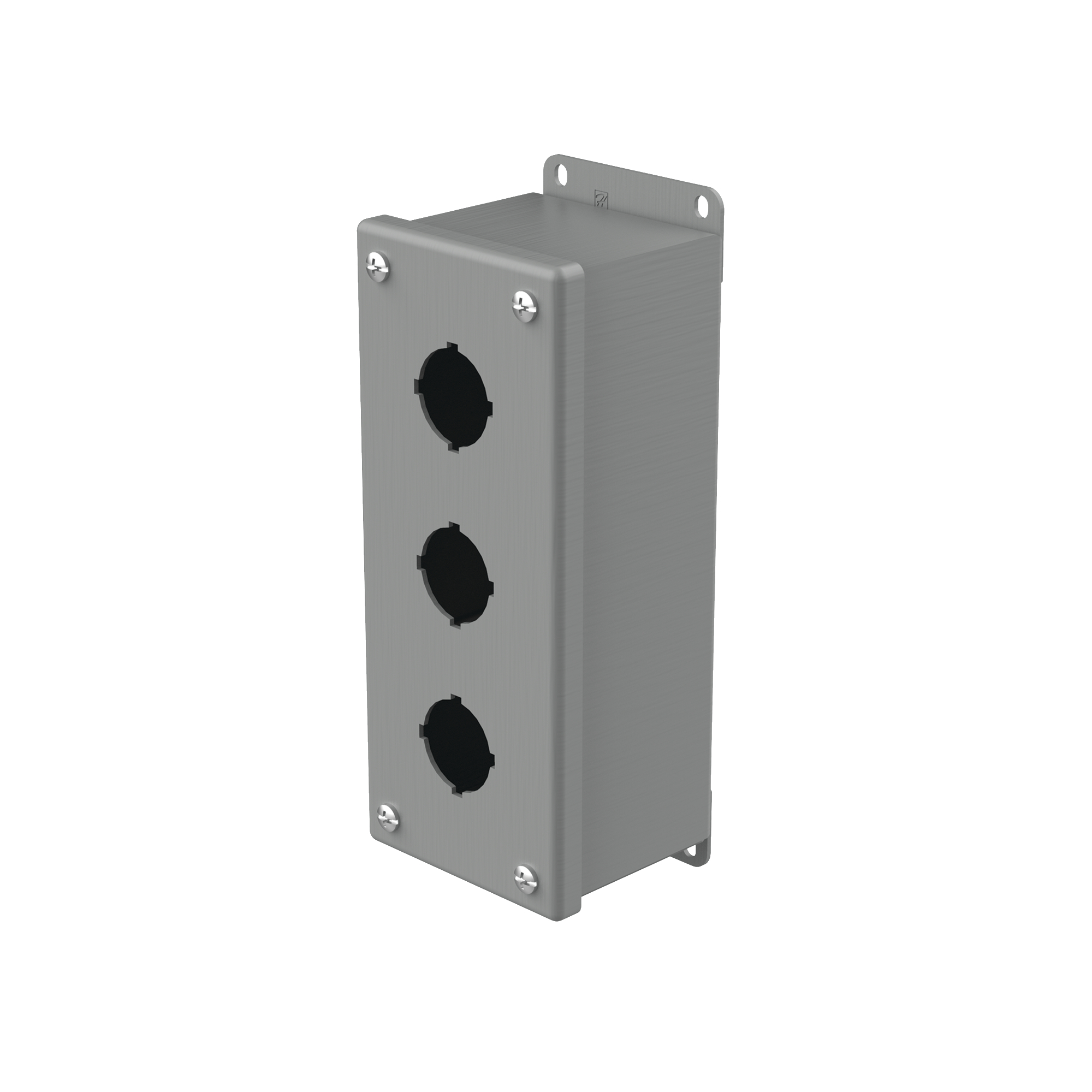 Product image for Enclosure PB 30.5mm steel grey 8x3.25x2.75"
