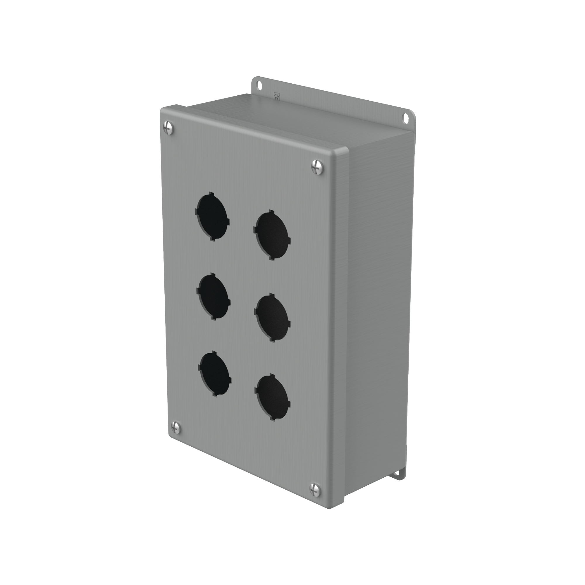 Product image for Enclosure PB 30.5mm steel grey 9.5x6.25x3"