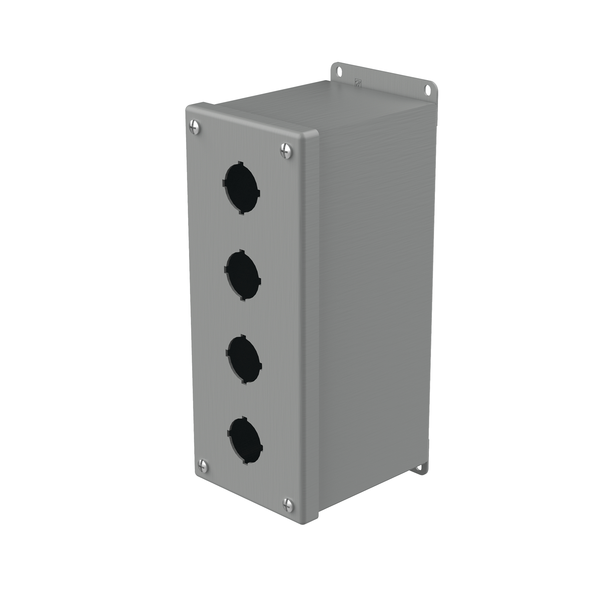 Product image for Enclosure pushbutton steel grey N12 10x4x4.75in