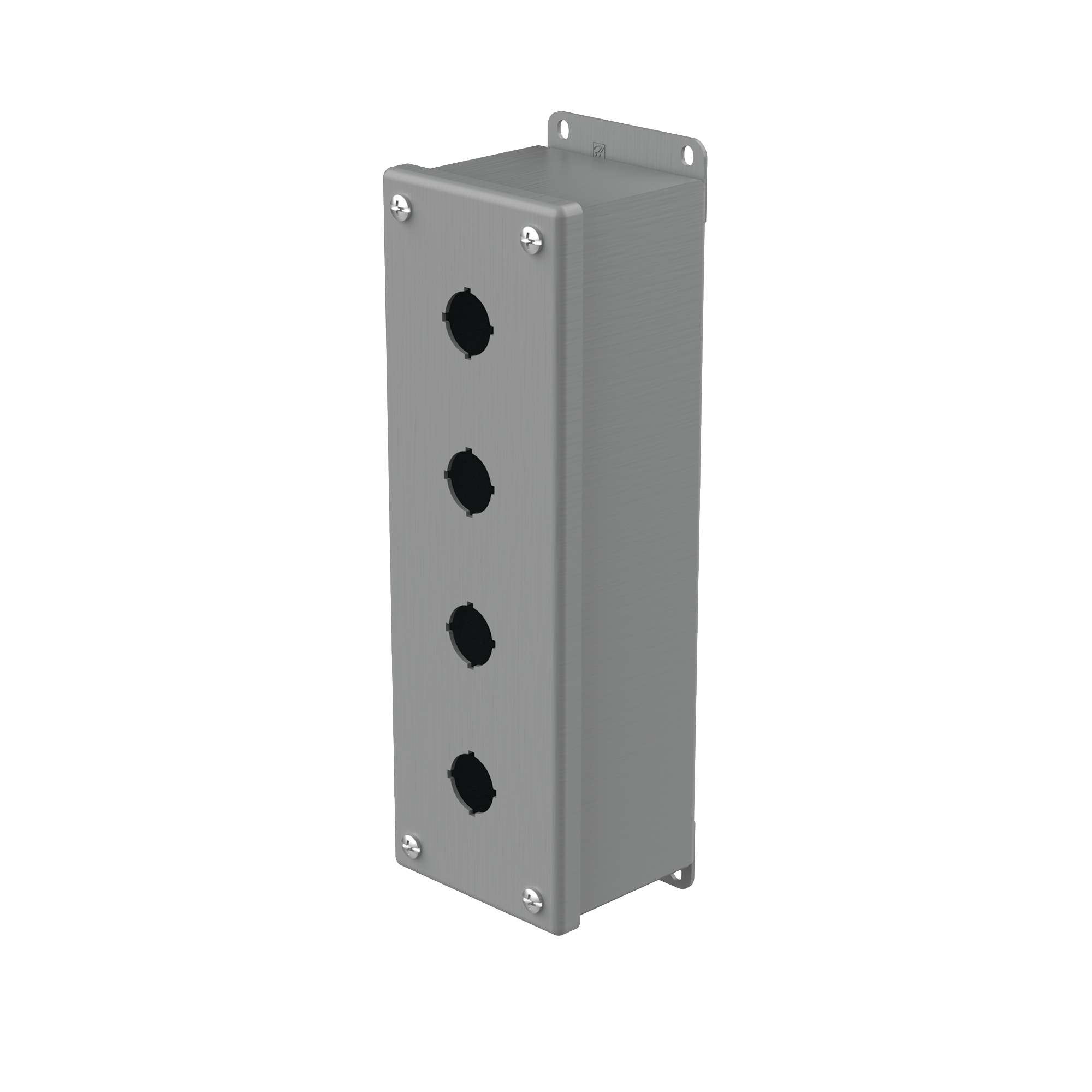 Product image for Enclosure PB 22.5mm steel grey 10.25x3.25x2.75"