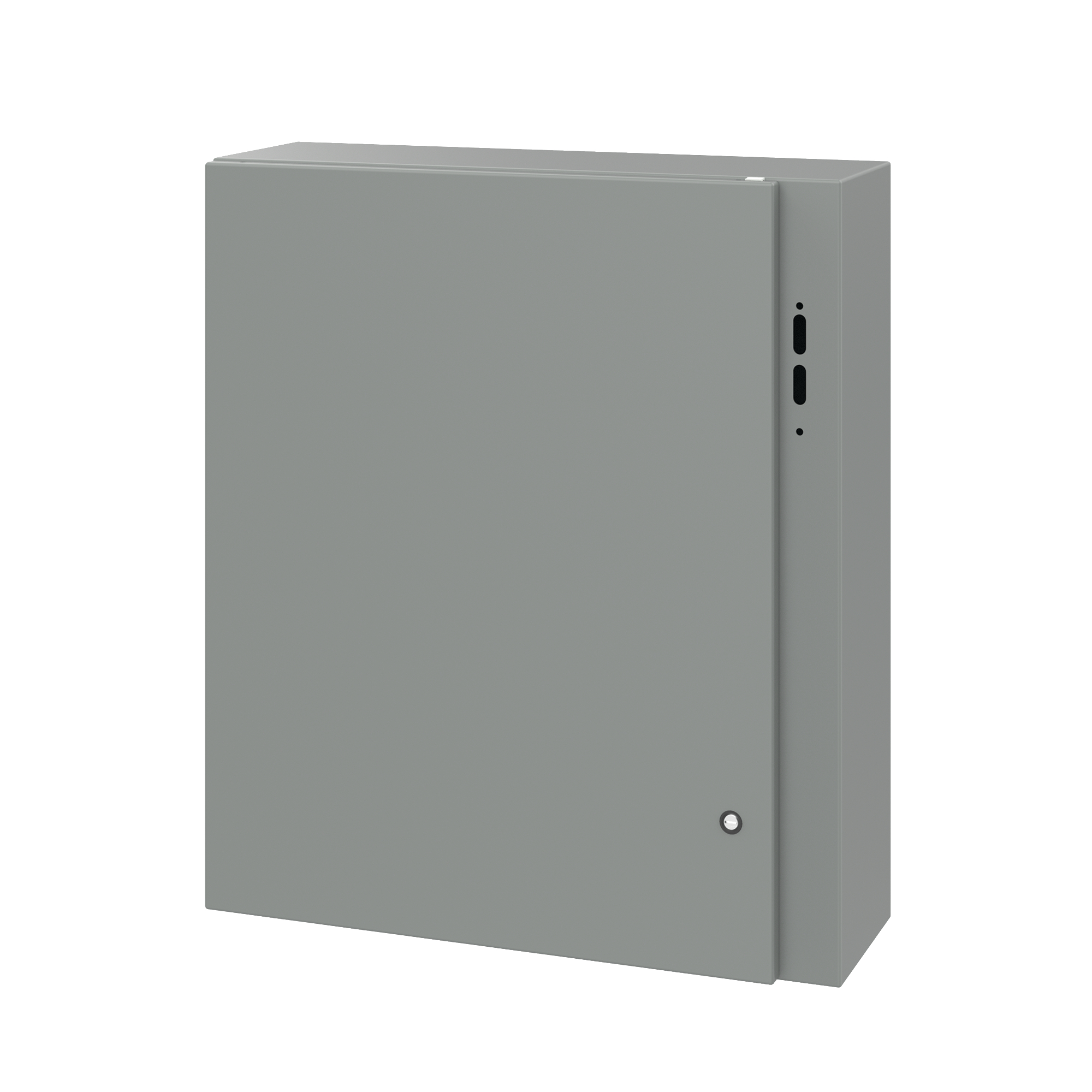 Product image for Enclosure wall mount steel grey NEMA4 30x26x8in