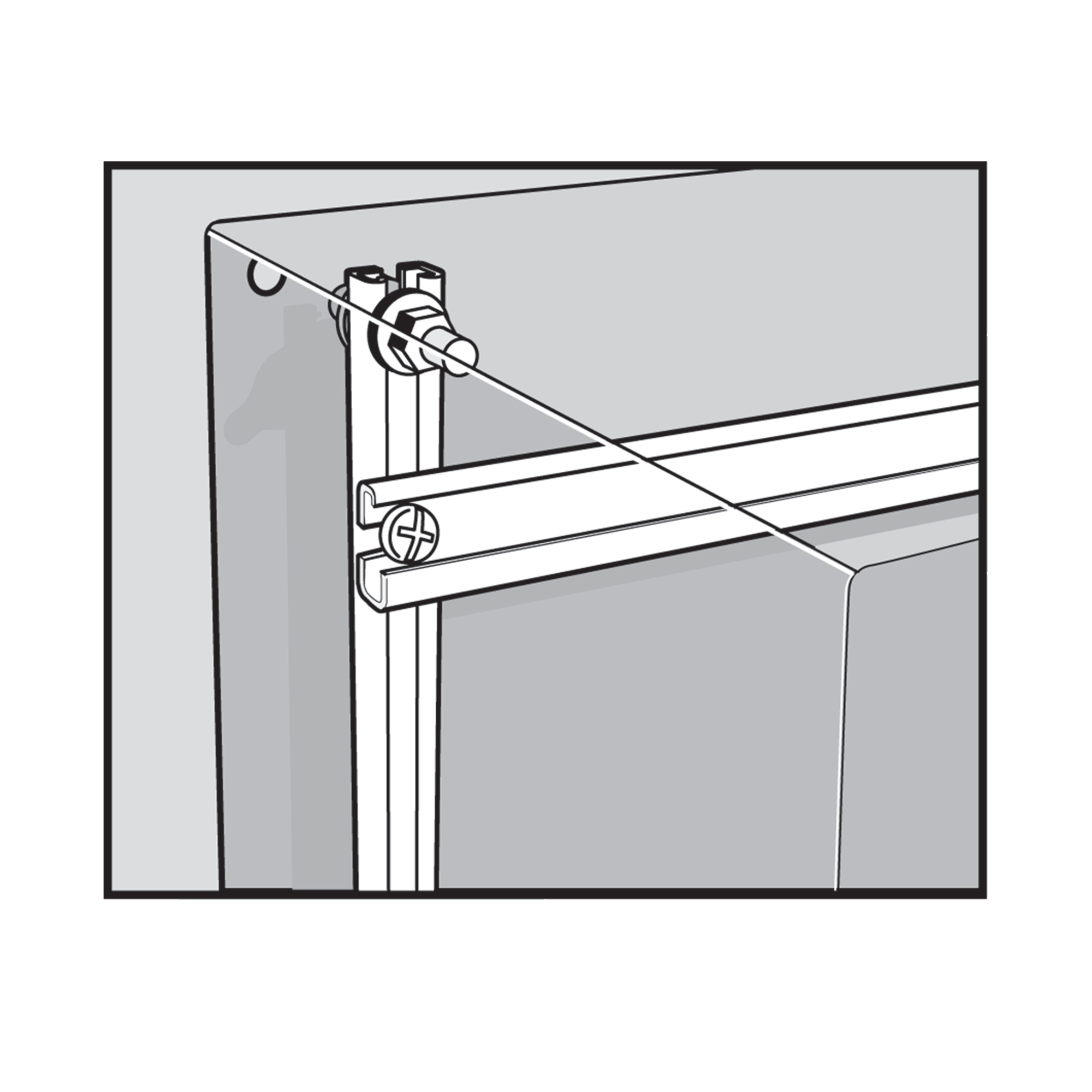 Product image for ENCLOSURE MOUNTING CHANNEL