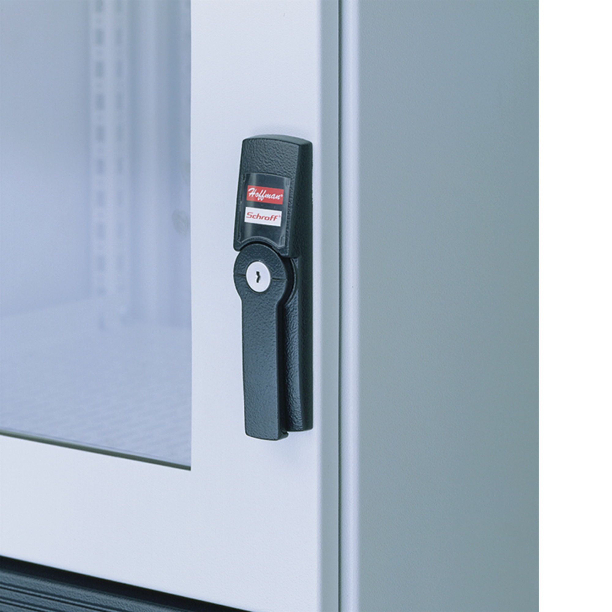 Product image for Handle swing small flush steel black PROLINE
