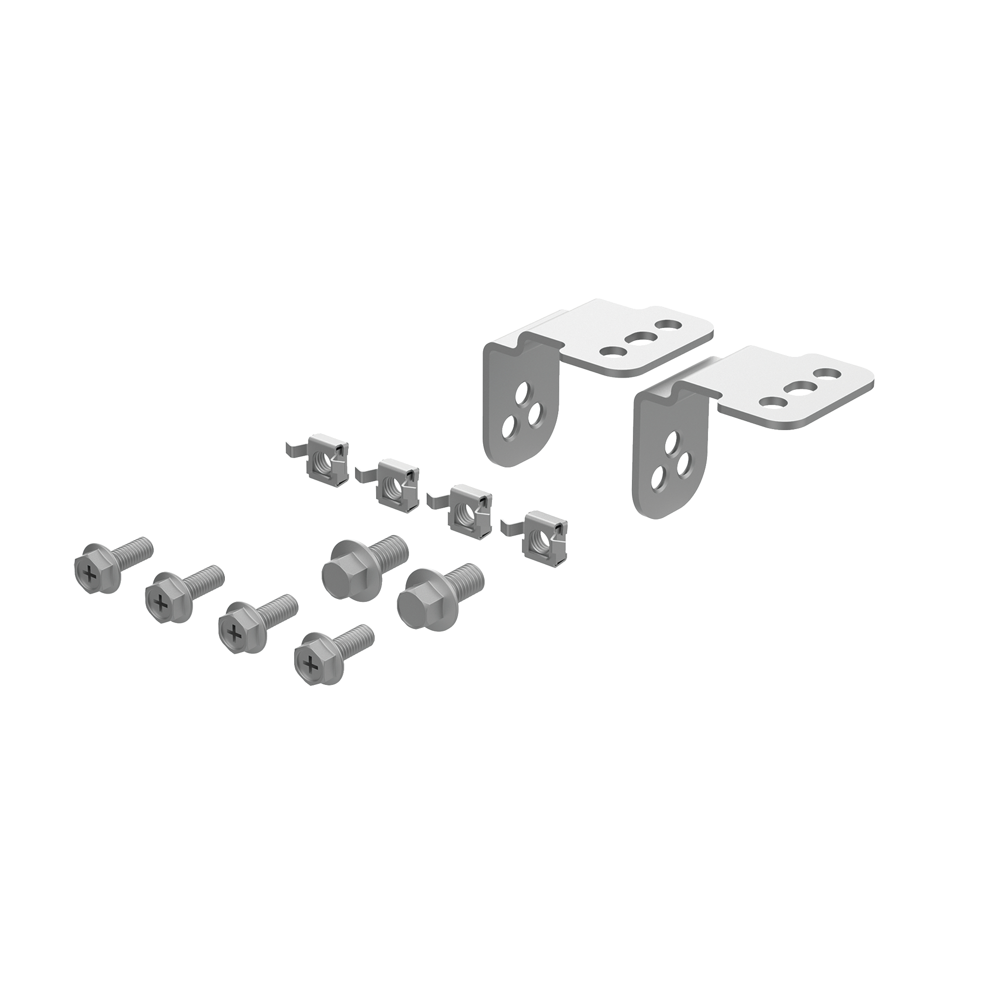 Product image for Panel mounting hardware steel 1.77x1.69x2.19"