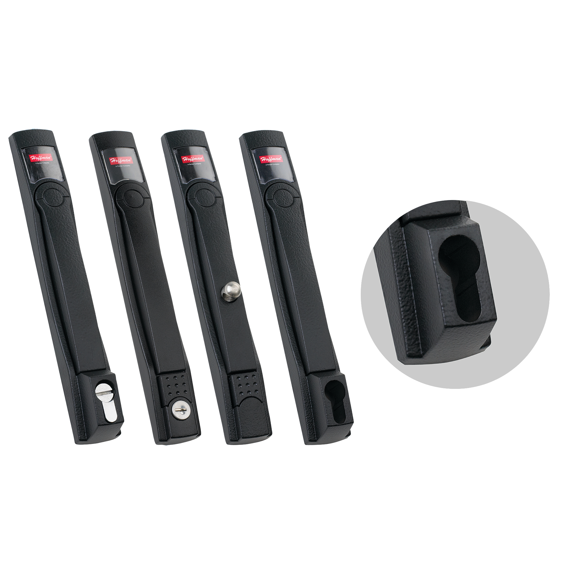 Product image for NVENT_HOFFMAN PFHKBL HANDLE FLUSH KEYLOCK KEYLOCKING FITS DOORS CAST ZINC