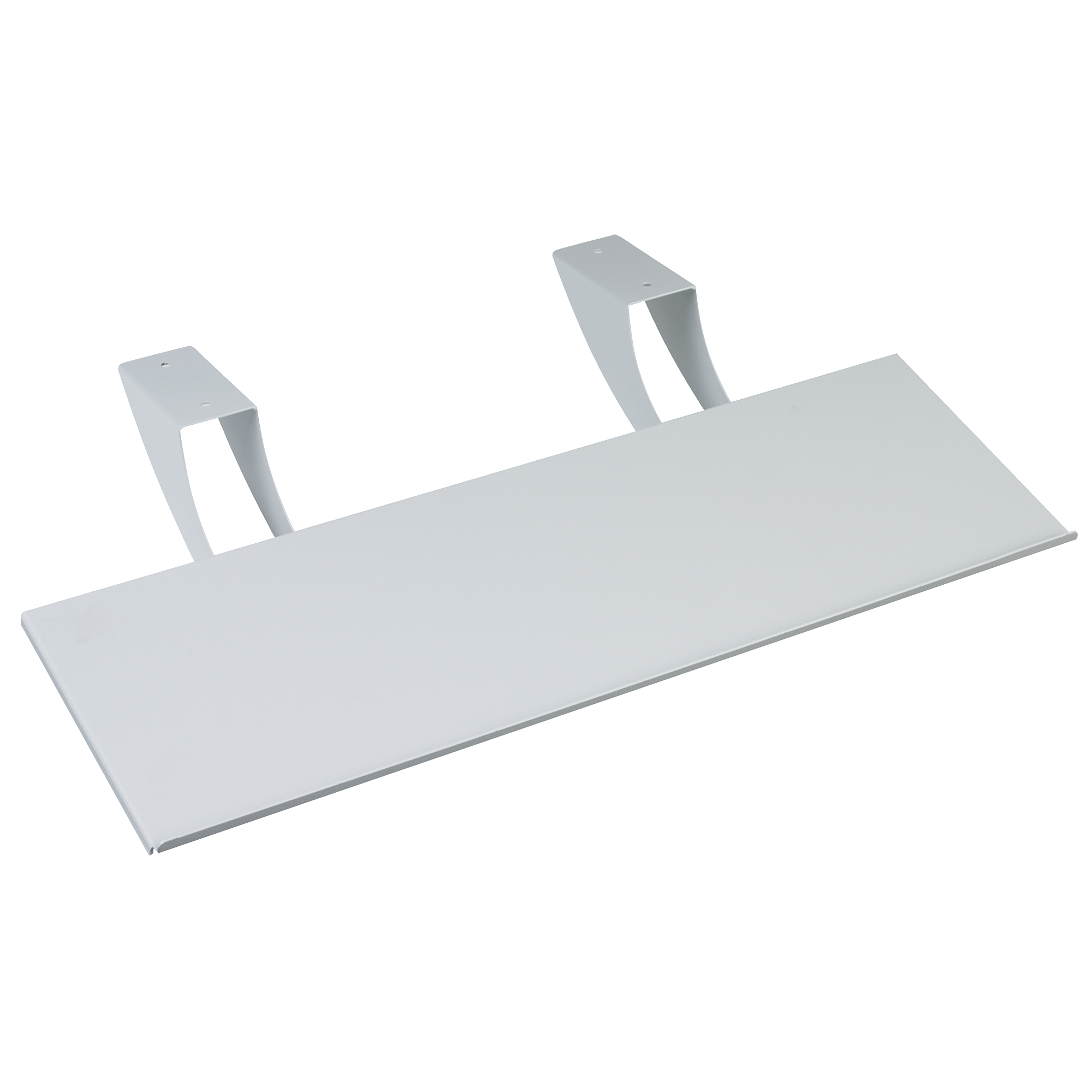 Product image for Keyboard tray mount hardware grey 24x8in