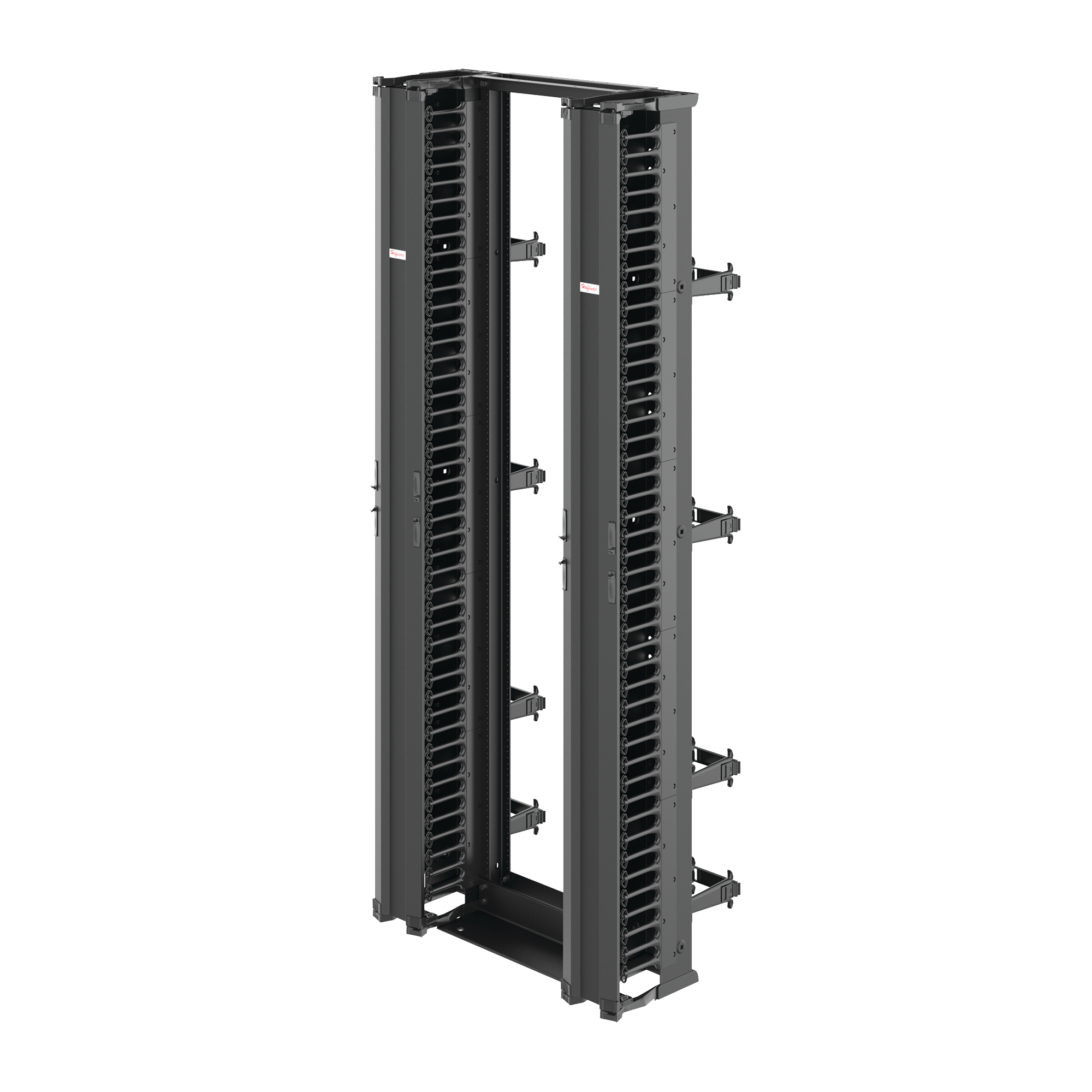 Product image for 19 RACK 45U WITH 2 CBL MGR BK