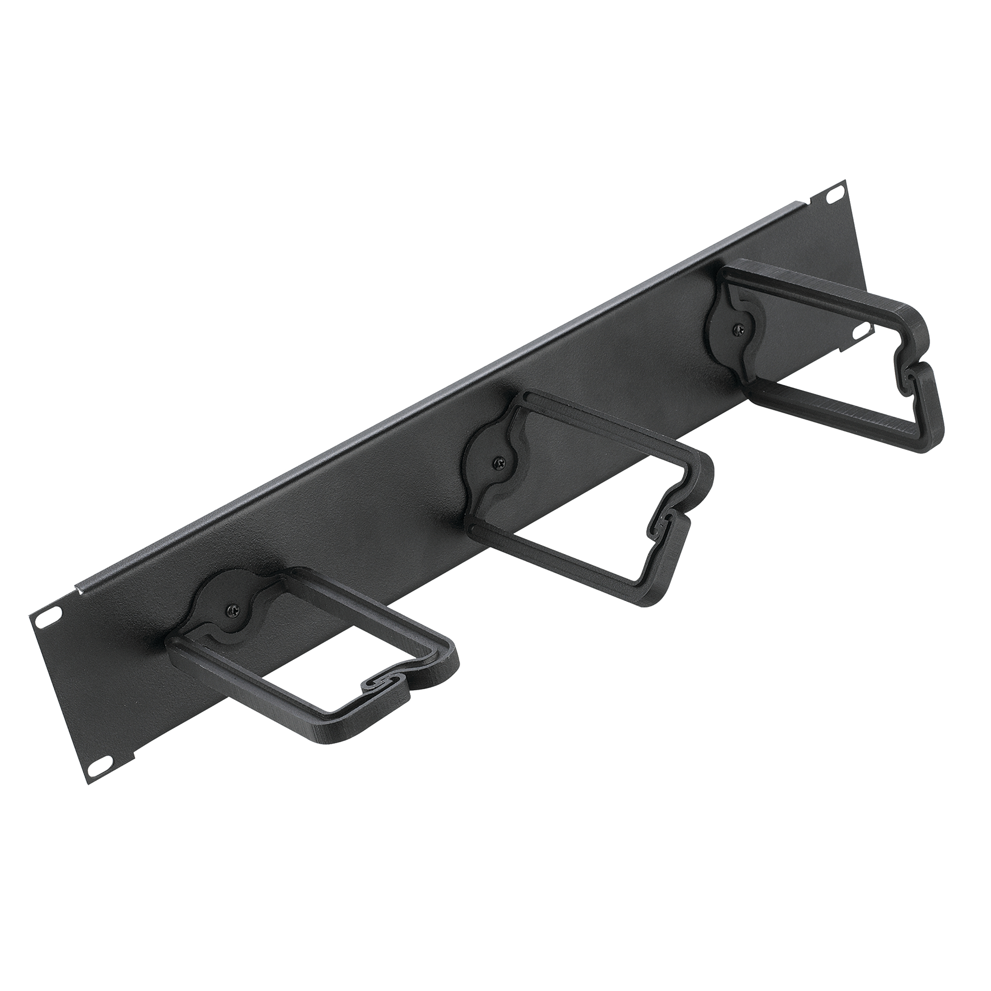 Product image for 19IN CABLE MGR DRING 2RU BK