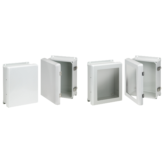 Product image for Enclosure wal mnt fibrgls gry N4X 9.71x7.2x4.3in