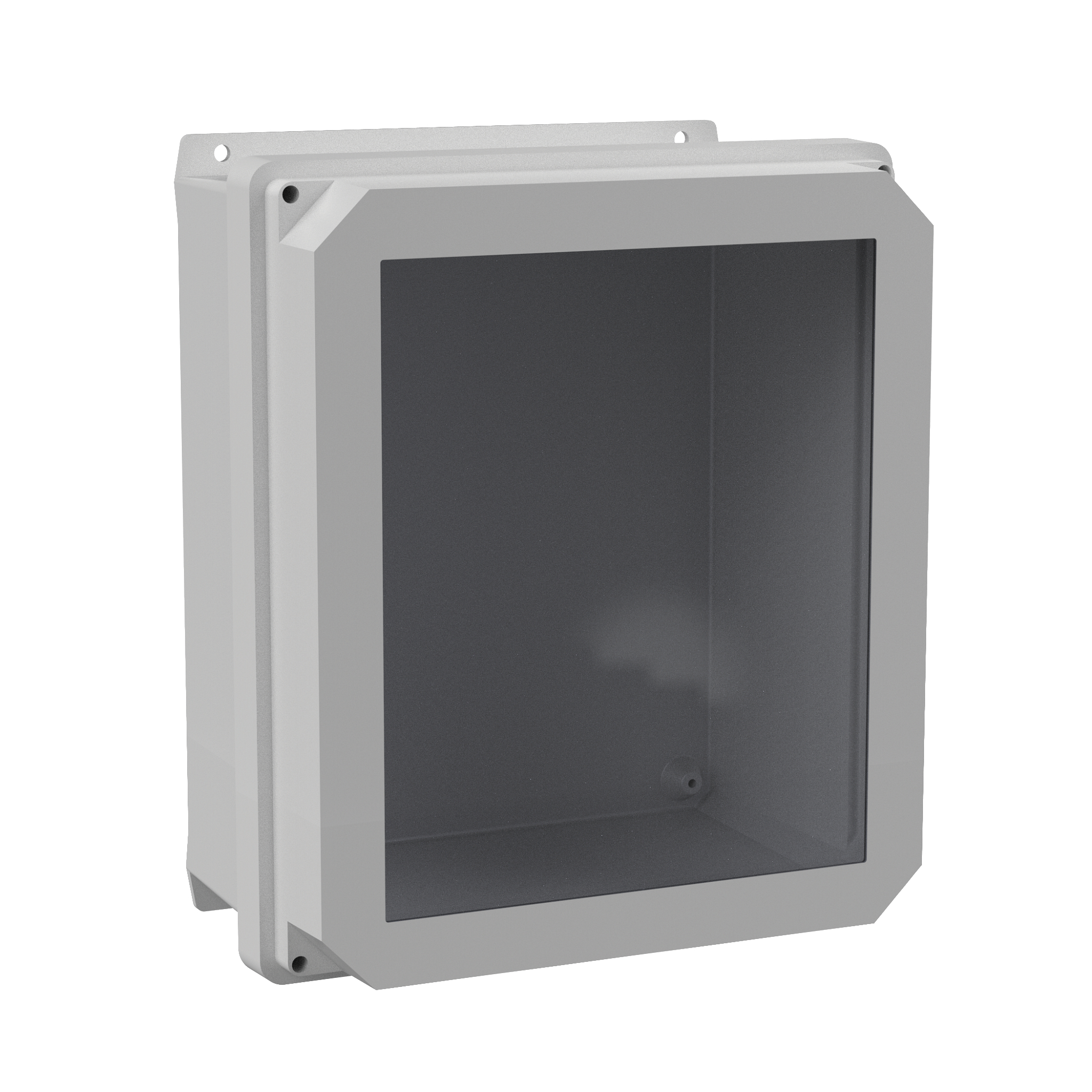 Product image for Cover raised latch fiberglass 13.62x11.62x7.24"