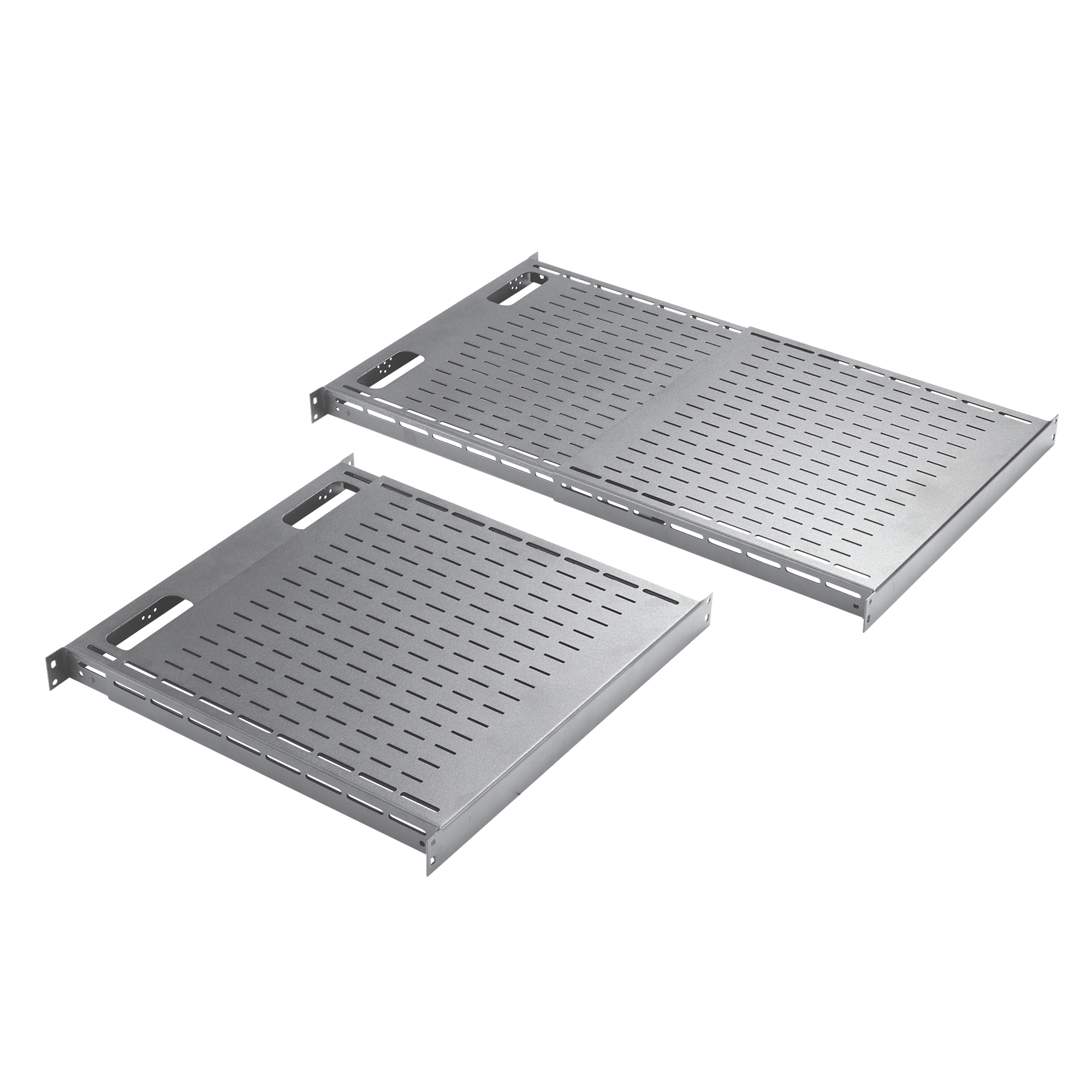 Product image for Shelf vented tool-less steel black 31.2-45.3"