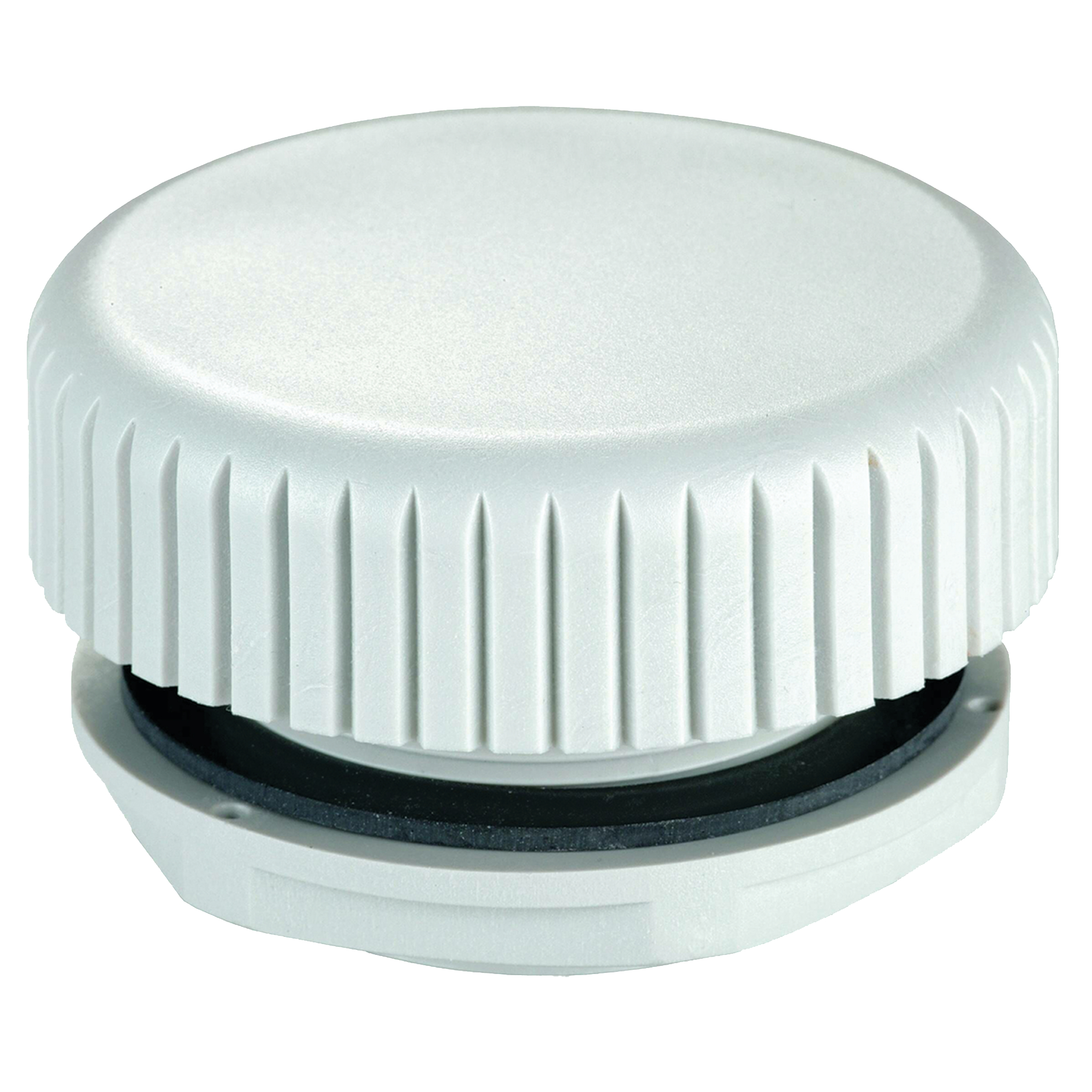 Product image for Pressure compensator plst grey 60mm dia 37mm dep