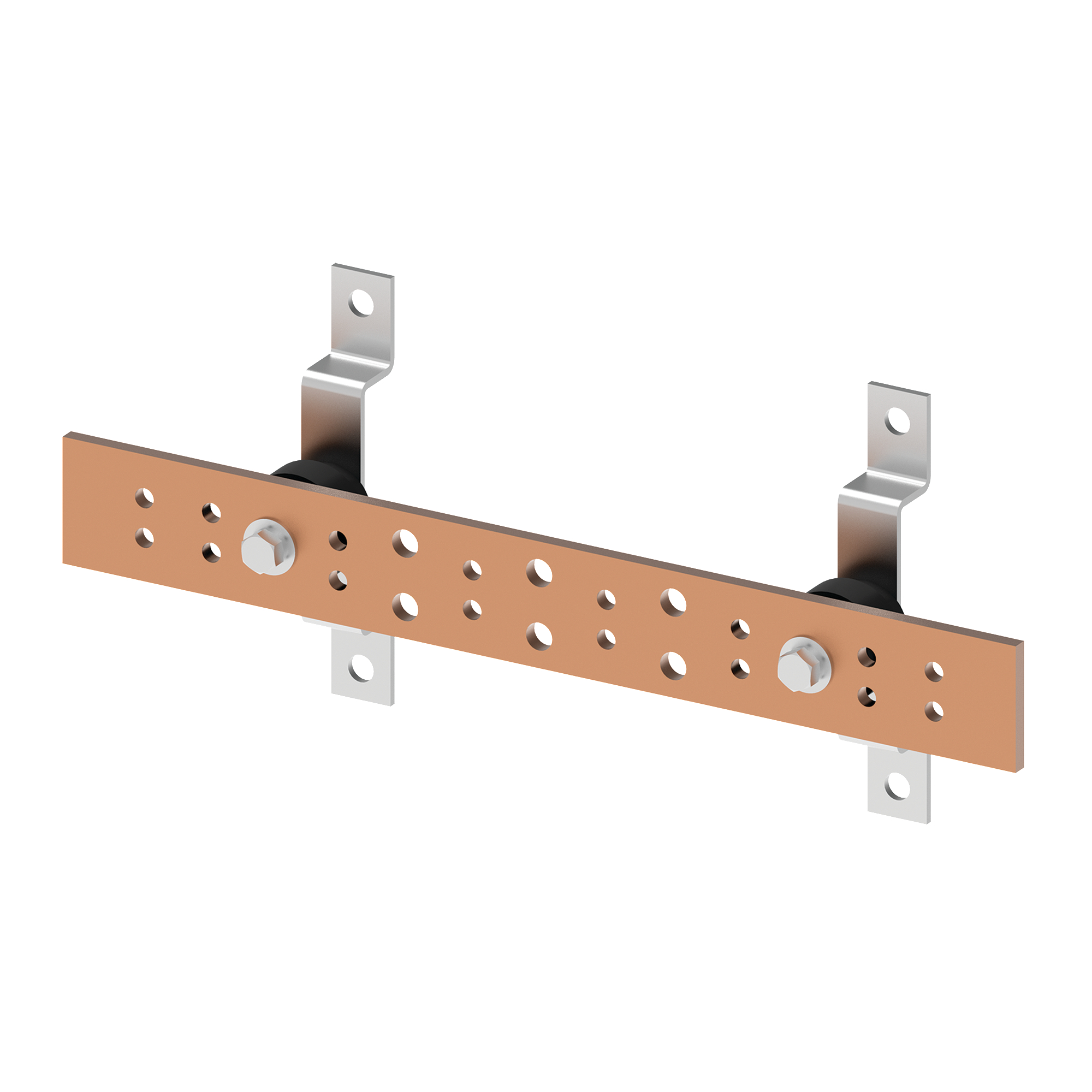 Product image for TELCO GRD BAR 1/4X4X20 COPPER