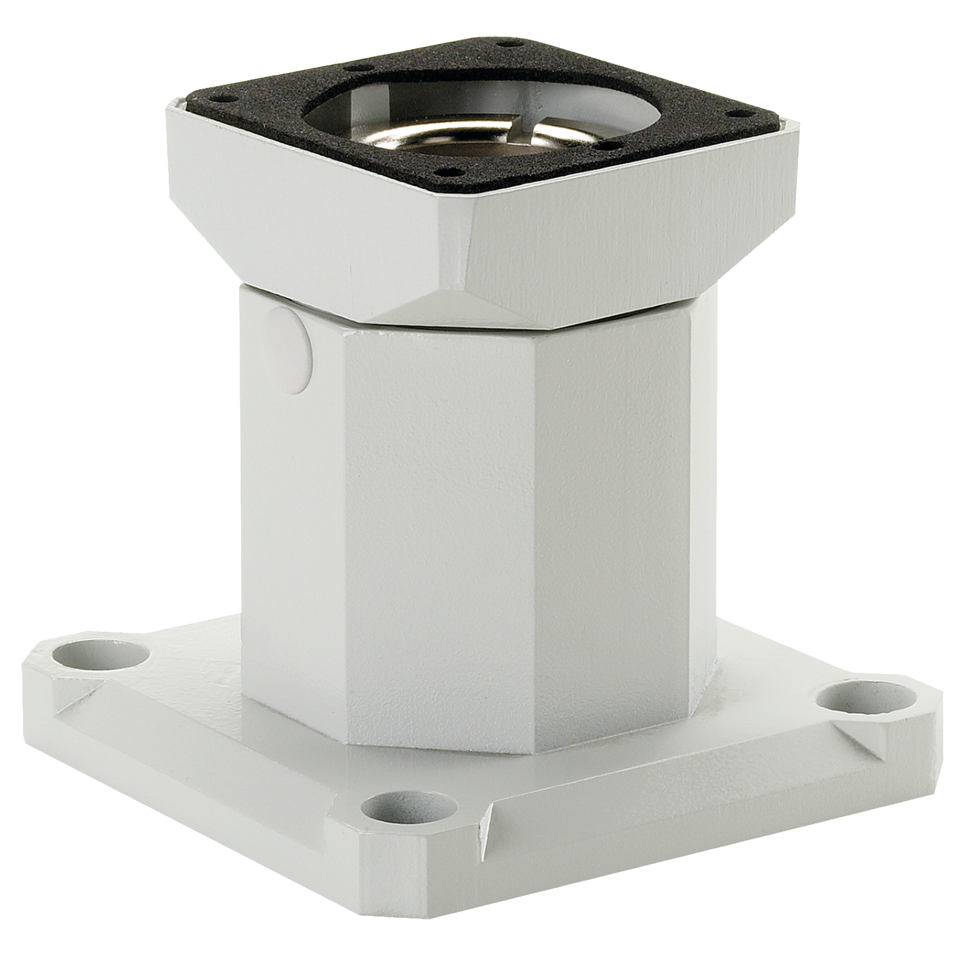 Product image for Base bracket rotational alu grey 4.5x4.3x4.5in