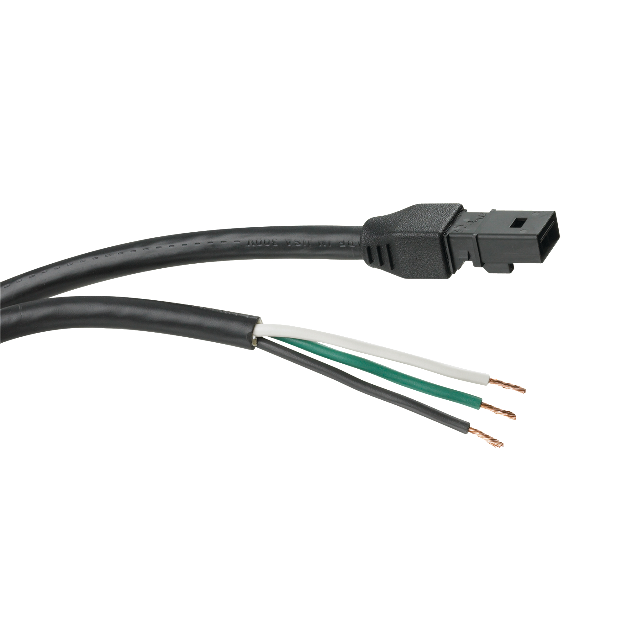 Product image for Power cable with leads PANELITE black 72"
