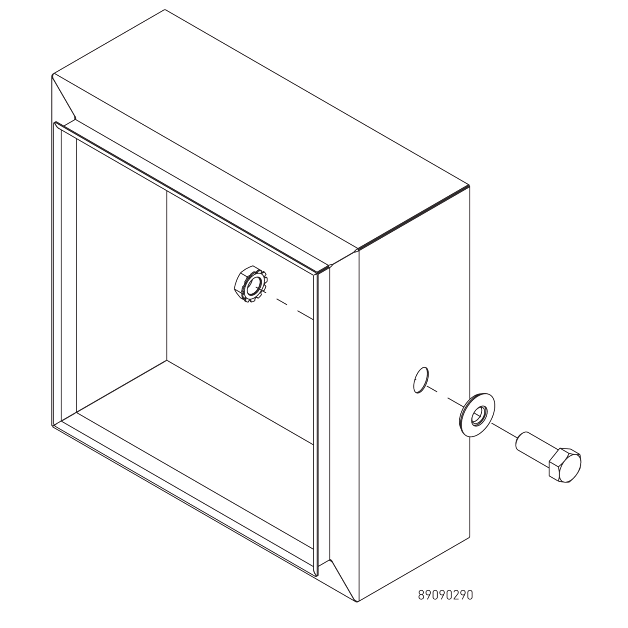 Product image for Kit hardware SS 1/4-20 1"