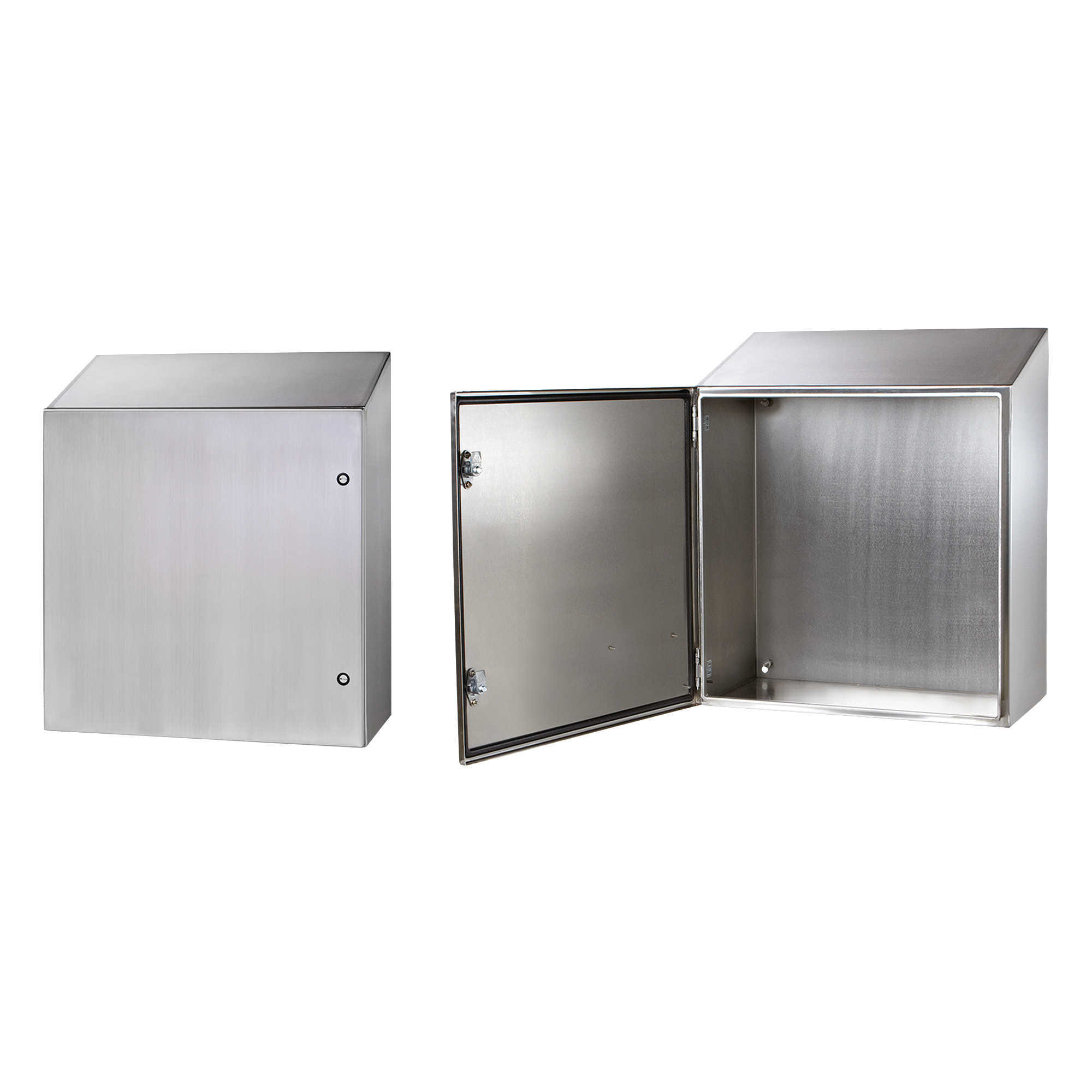 Product image for Enclosure sloped top 304SS 16x12x8"