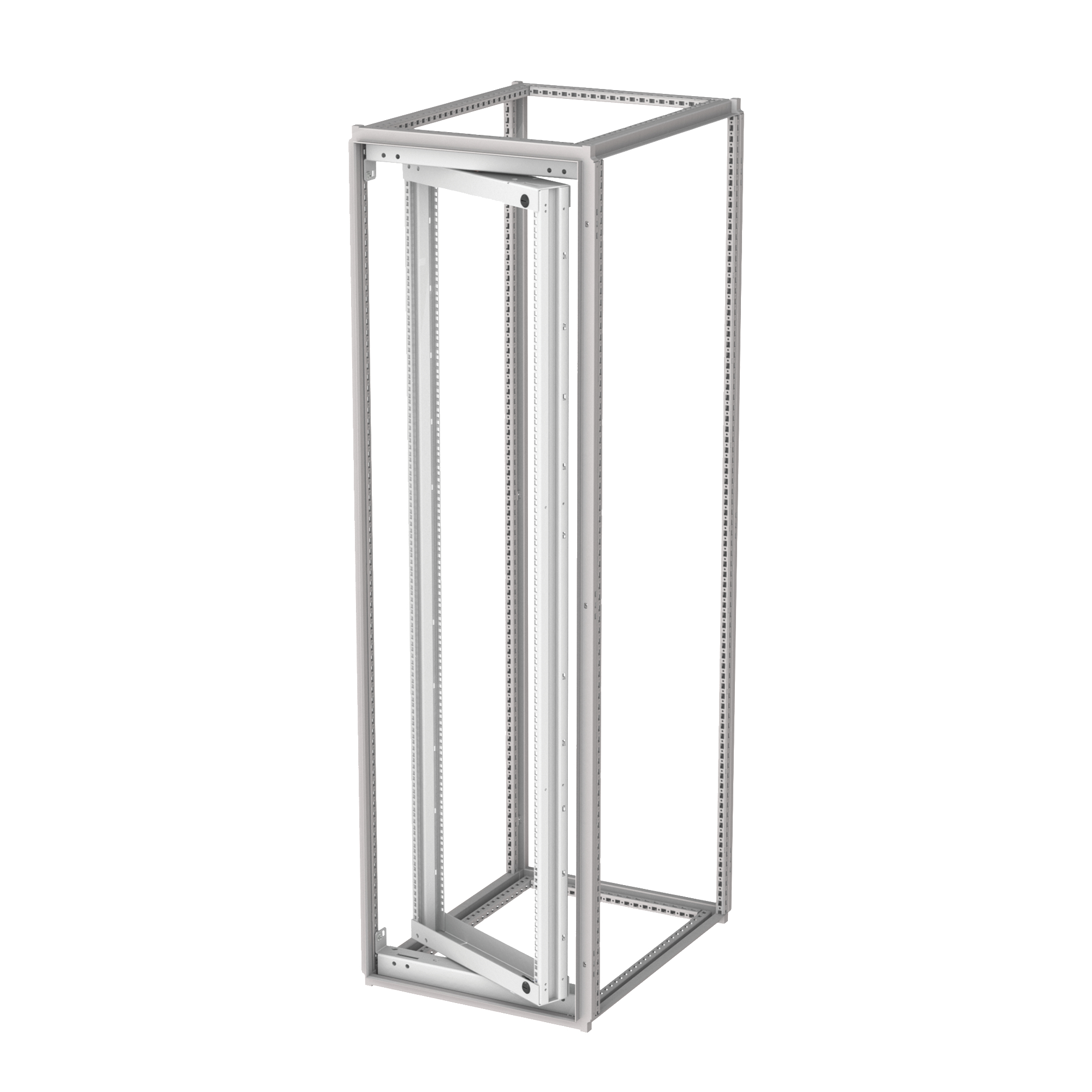 Product image for Rack frame swing-out gray 2200x800mm