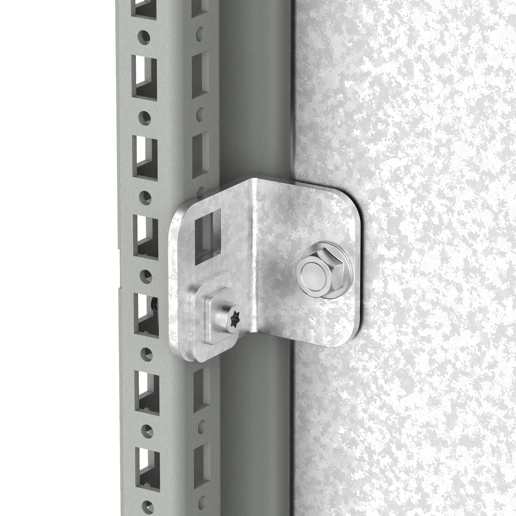Product image for Panel support bracket galvanized steel