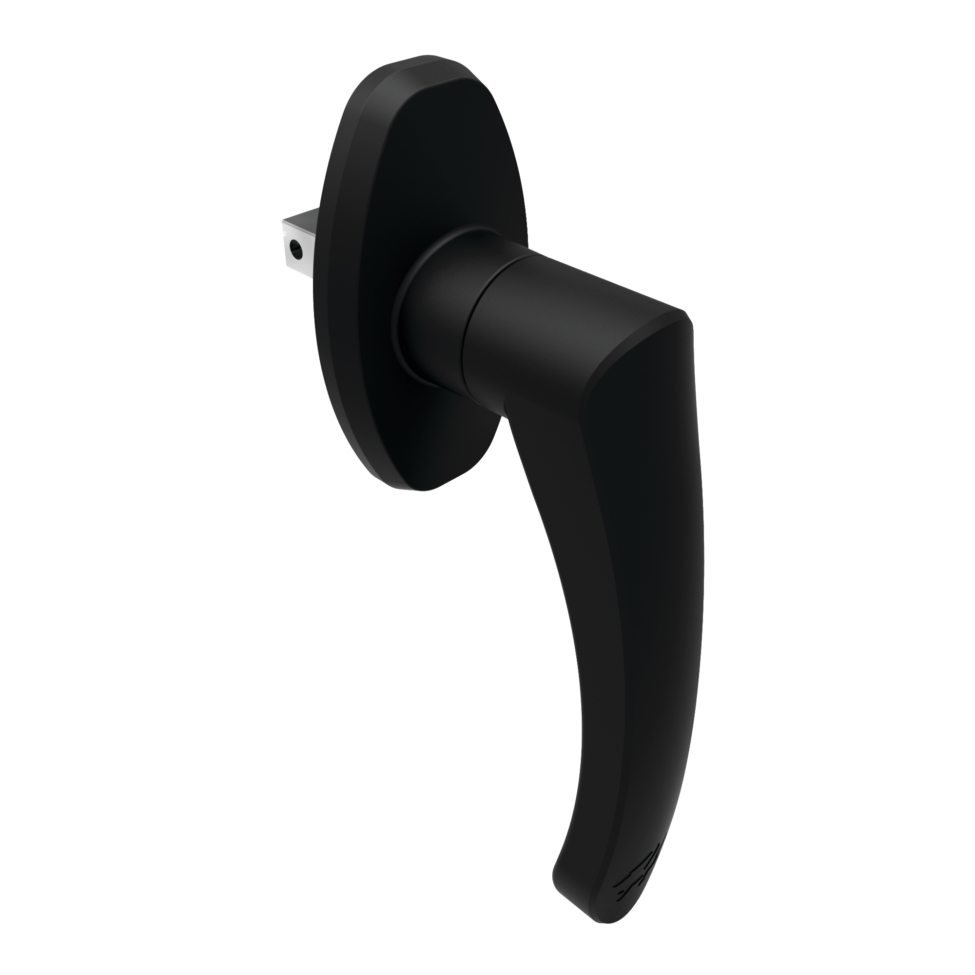 Product image for NEMA12 1PT LATCH CW NONLK BLK