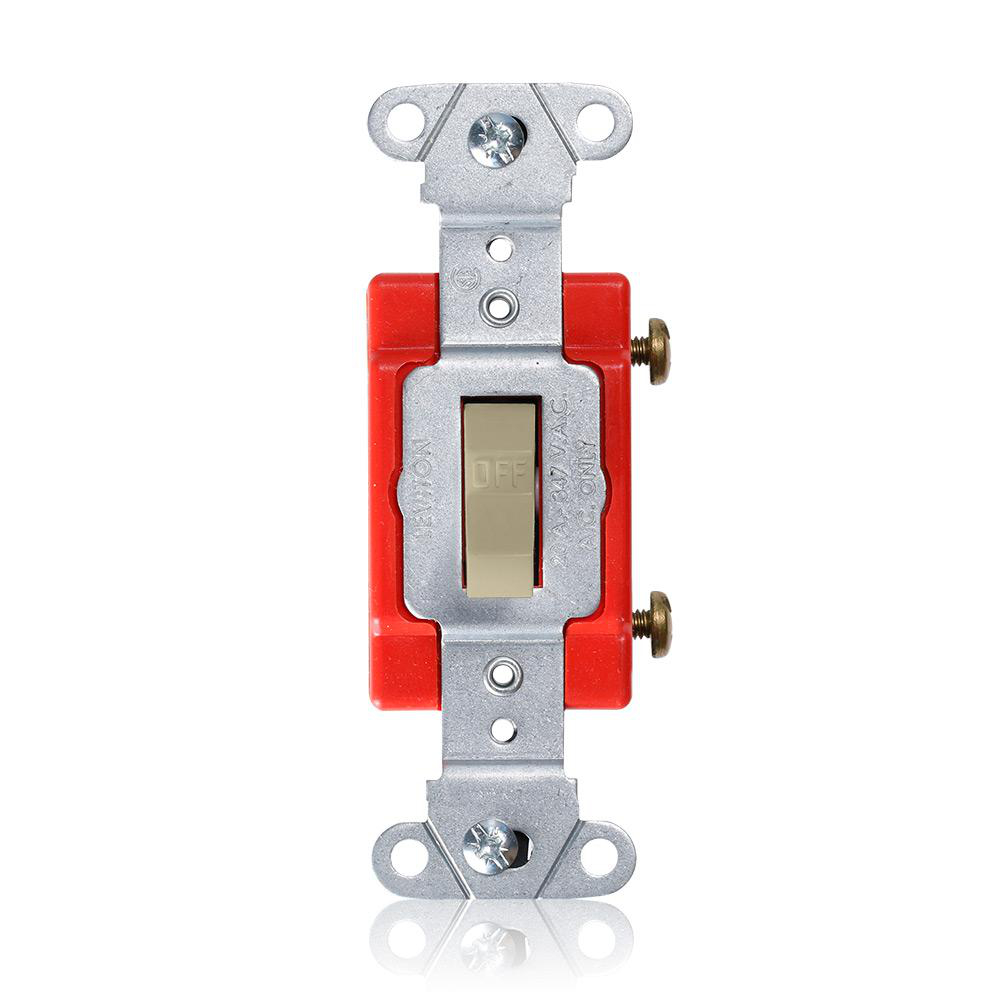 Product image for Switch toggle industrial 1P 347V 20A ivory