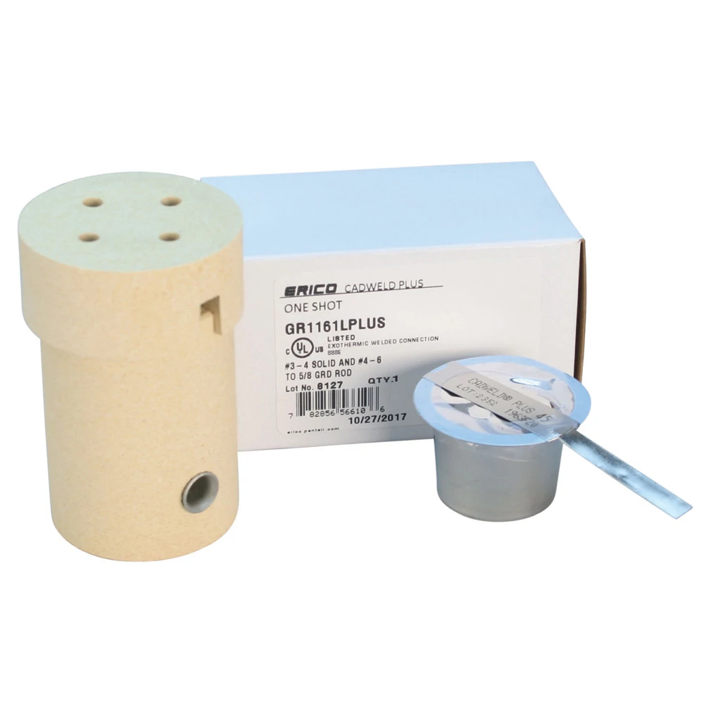 ERICO GT1181VPLUS Cadweld® Plus Cable To Ground Rod Mold 3/4 in