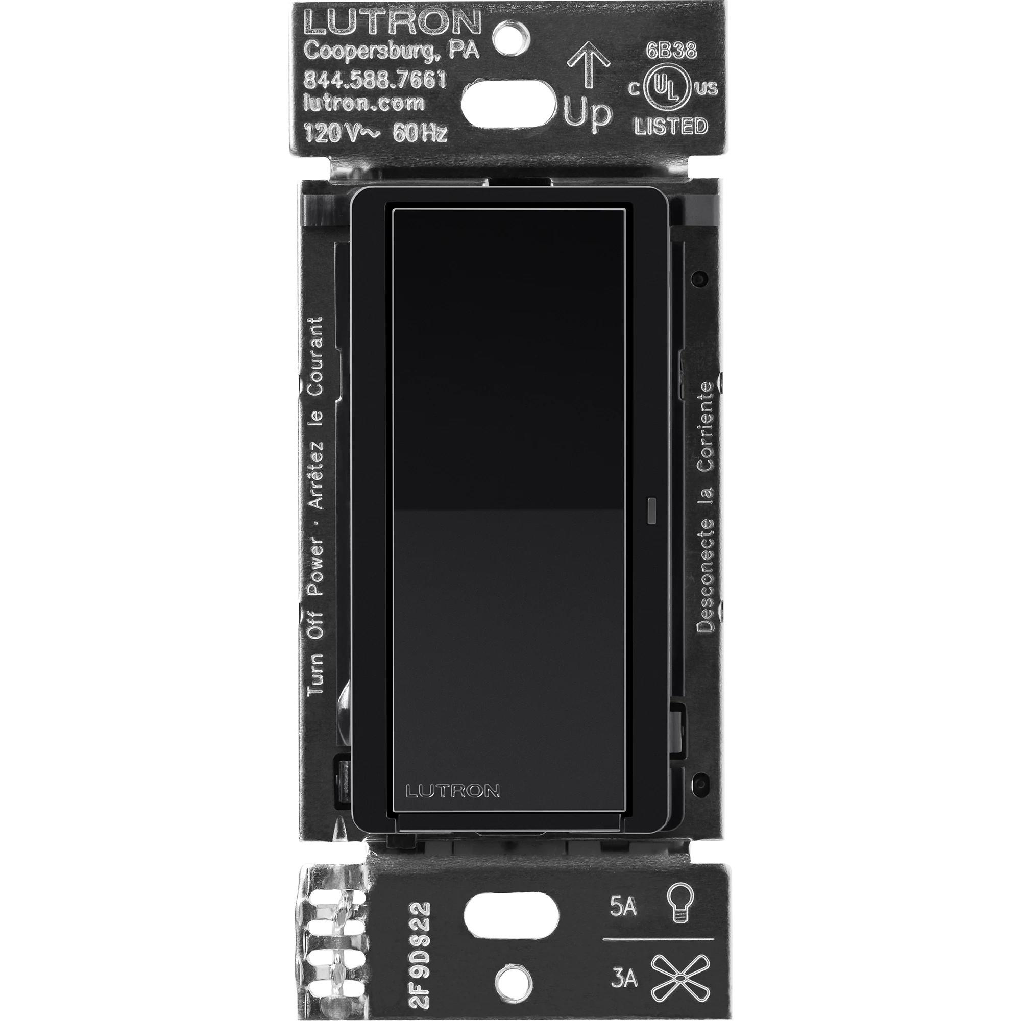 LUTRON DVRF-5NS-BL SWITCH CASETA CLARO SMART SWITCH BLACK