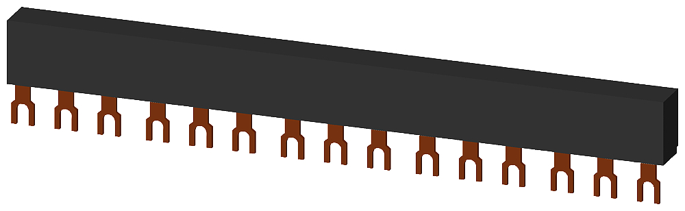 Product image for Busbar modular for 5-circuit breakers 45mm