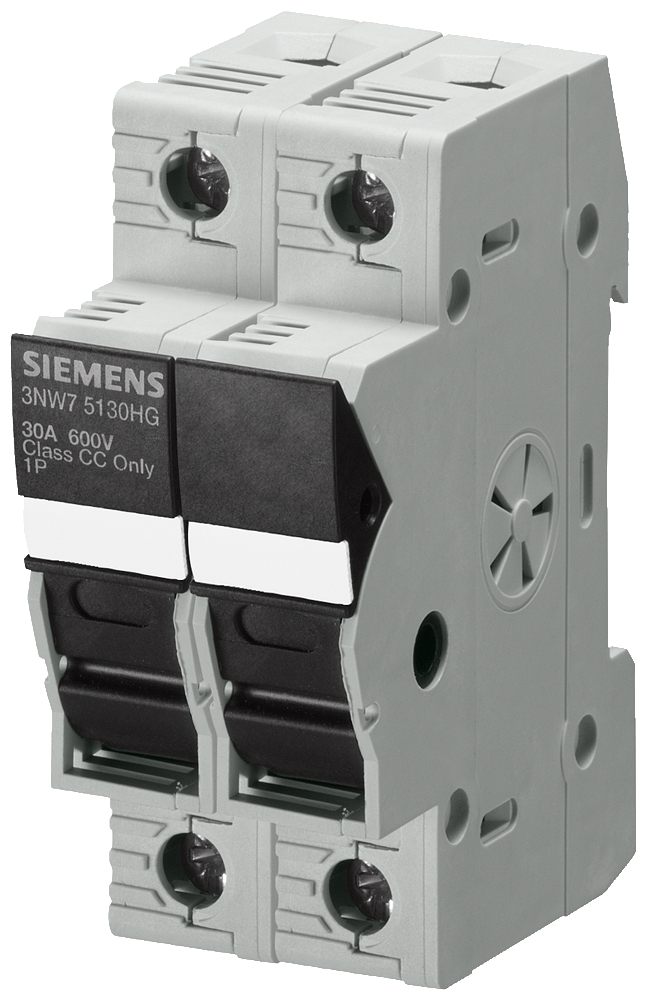Product image for FUSE HOLDER,2-P,32A,600V,CLASS CC FUSE