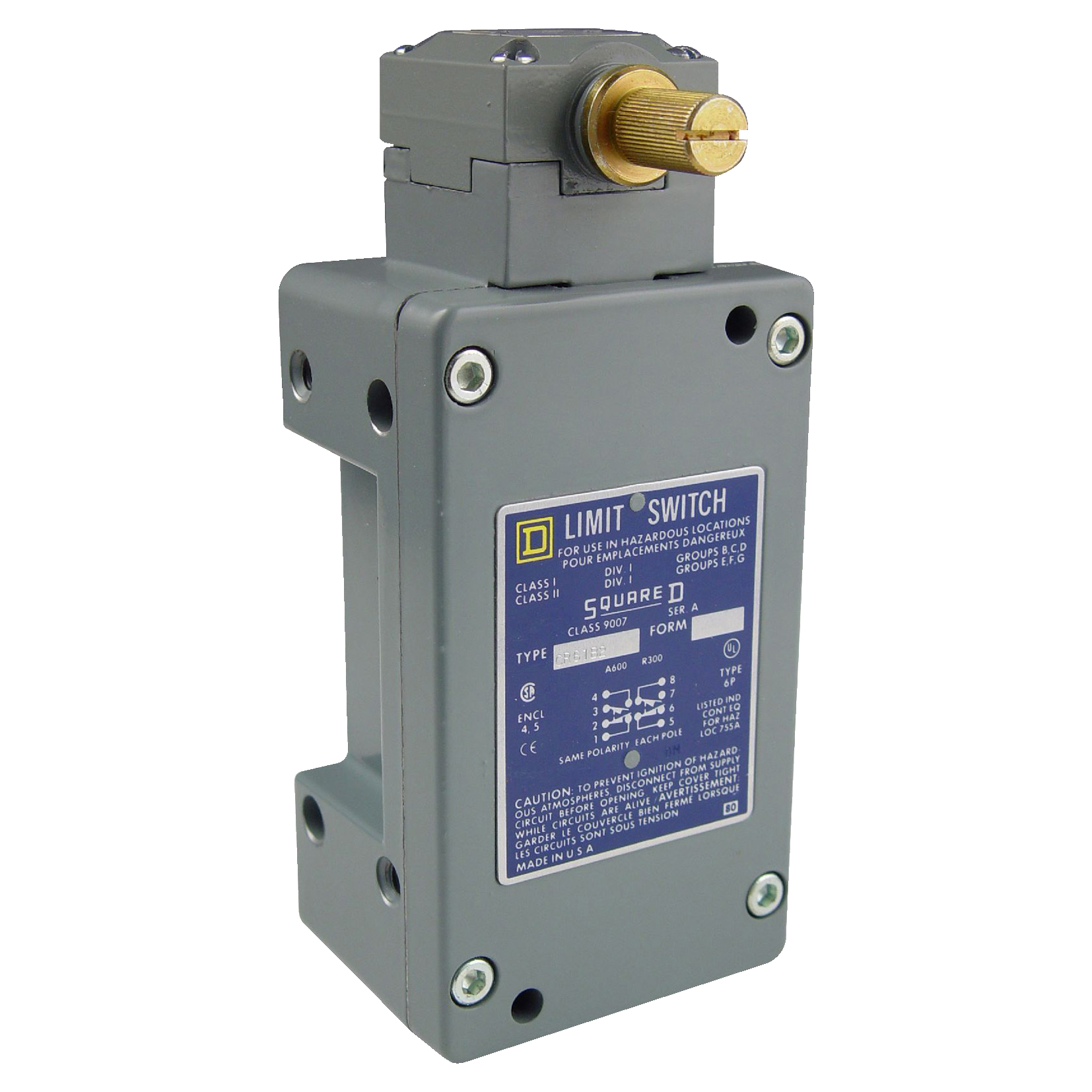 Product image for LIMIT SWITCH, 9007, 600 V 10AMP C +OPTIONS