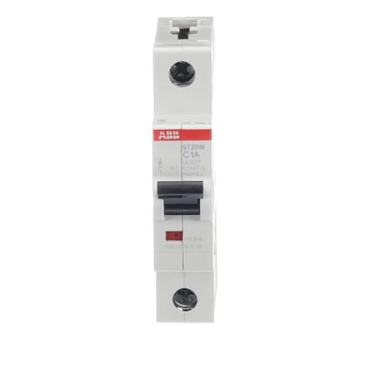Product image for ABB ST201M-C1 MINIATURE CIRCUIT BREAKERS 1POLE 1A 10KA