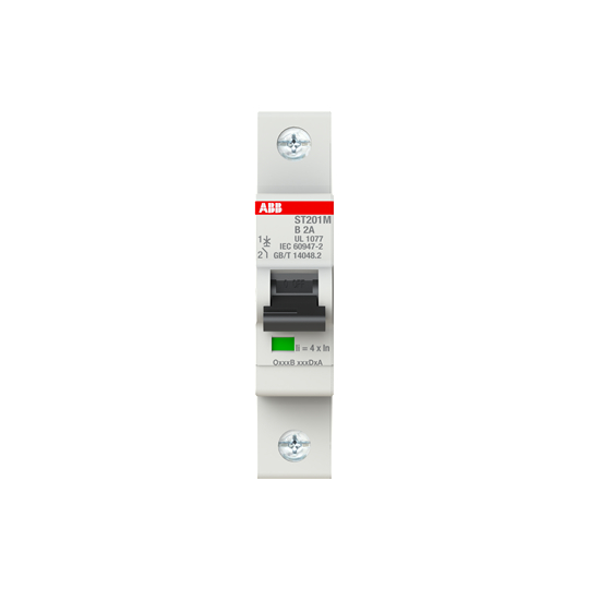 Product image for MCB ST200M 1P B 2A UL1077