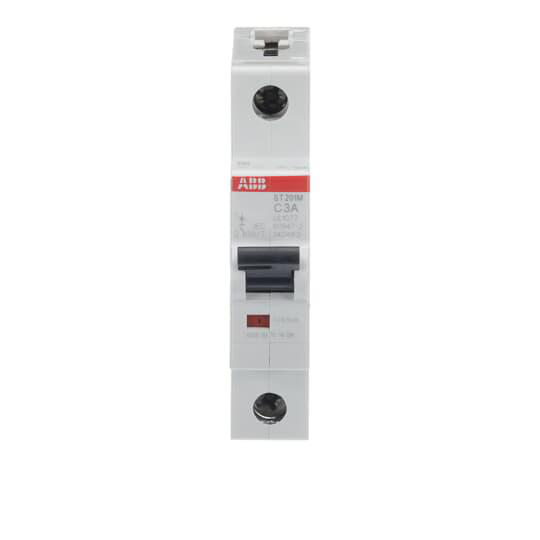 Product image for ABB ST201M-C3 MINIATURE CIRCUIT BREAKERS 1POLE 3A 10KA