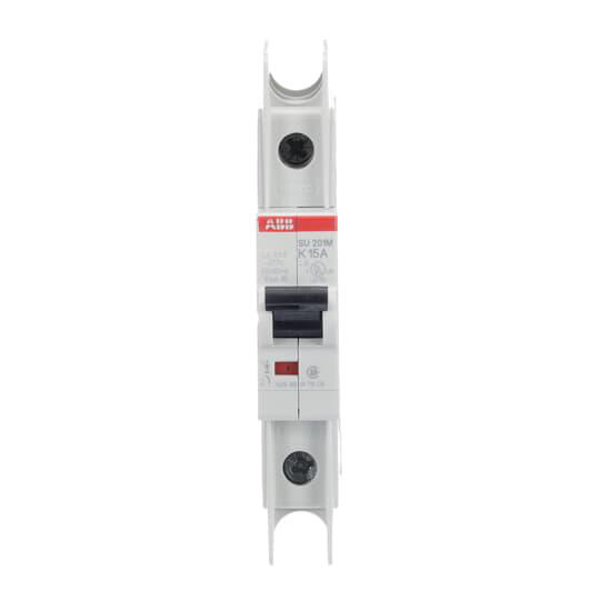 Product image for ABB SU201M-K15 BREAKER CIRCUIT MINIATURE 1P 15A 480V/ 277V