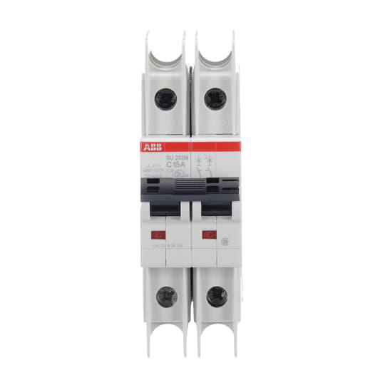 Product image for UL489 MCB 2P C 15A 480/277