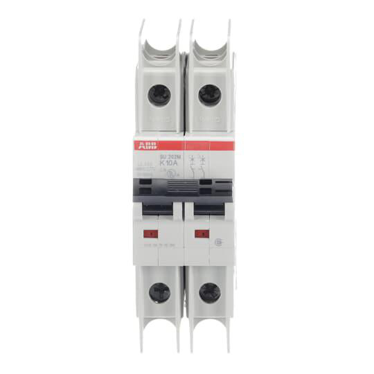 Product image for ABB SU202M-K10 BREAKER CIRCUIT MINIATURE 2P 10A 480V/ 277V