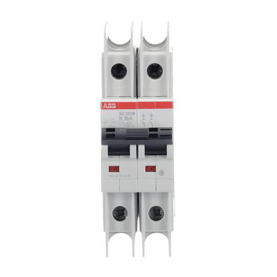 Product image for ABB SU202M-K16 BREAKER CIRCUIT MINIATURE 2P 16A 480V/ 277V