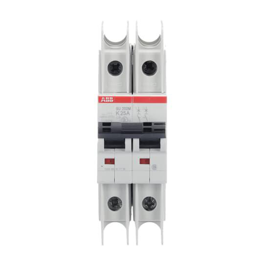 Product image for ABB SU202M-K25 BREAKER CIRCUIT MINIATURE 2P 25A 480V/ 277V