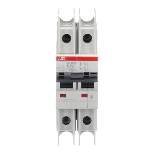 Product image for ABB SU202M-K30 BREAKER CIRCUIT MINIATURE 2P 30A 480V/ 277V