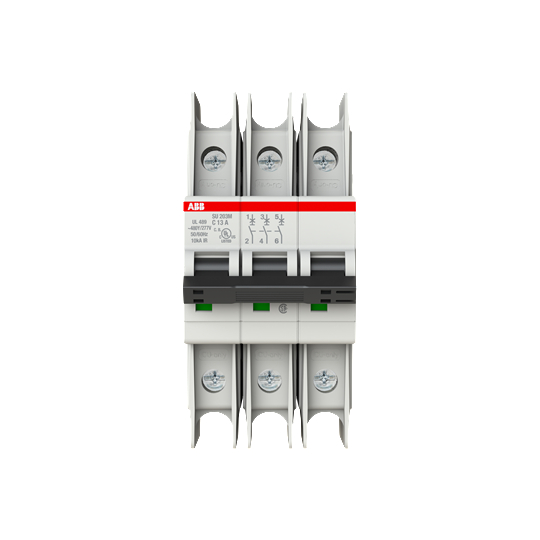 Product image for UL489 MCB 3P C 13A 480/277