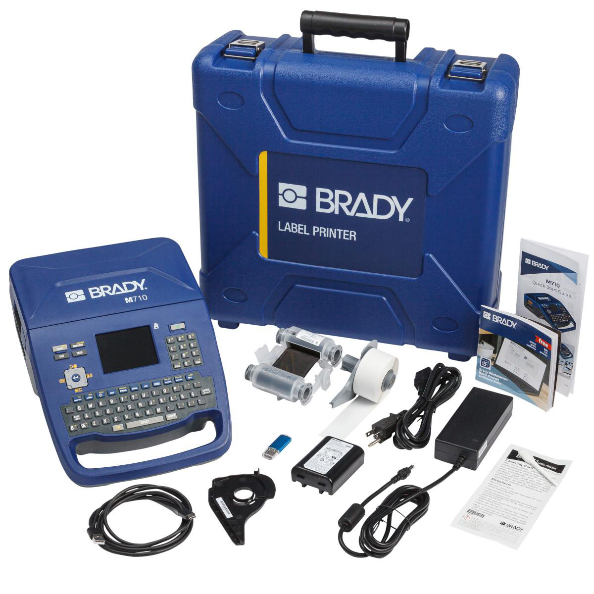 Product image for BRADY M710-KIT PRINTER PORTABLE W/ HARD CASE