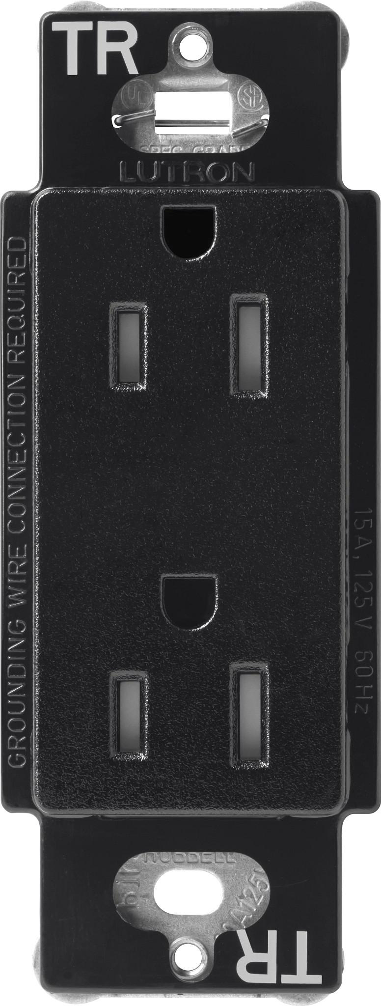 Product image for Receptacle tamper resistant 125V 15A midnight