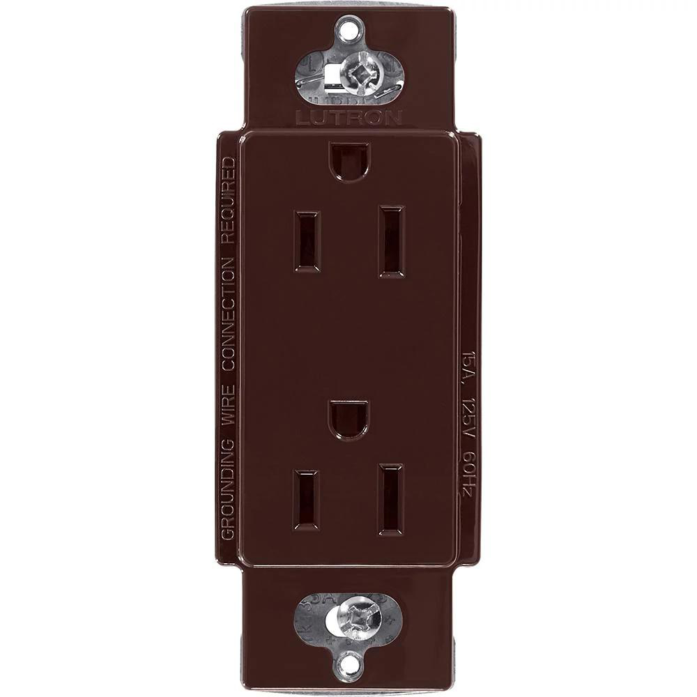 Product image for Receptacle 125V 15A brown