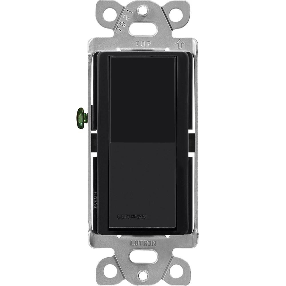 Product image for Switch mechanical single pole 120/277V 15A black