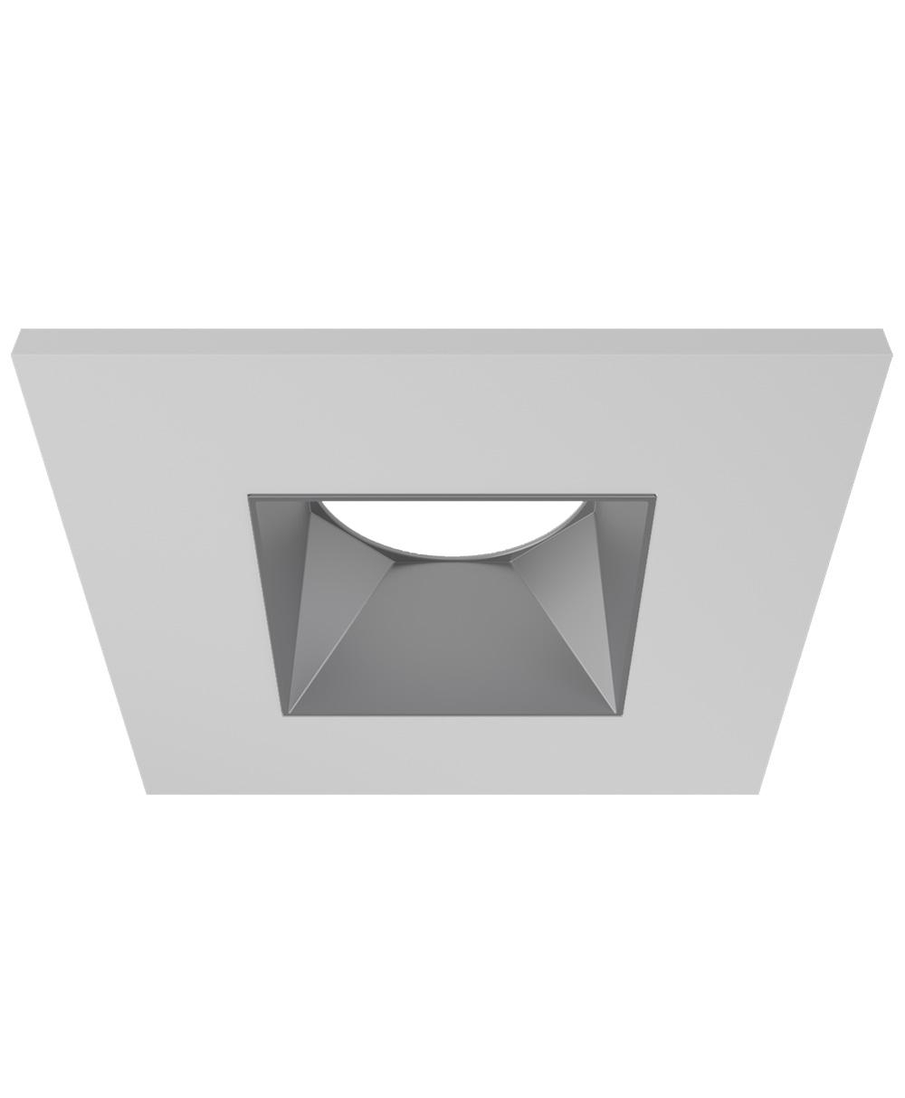 Product image for LITELINE SLMB6-16W-ST-WHSS TRIM 6" SKYE WH/ SEMISPECULAR SQUARE