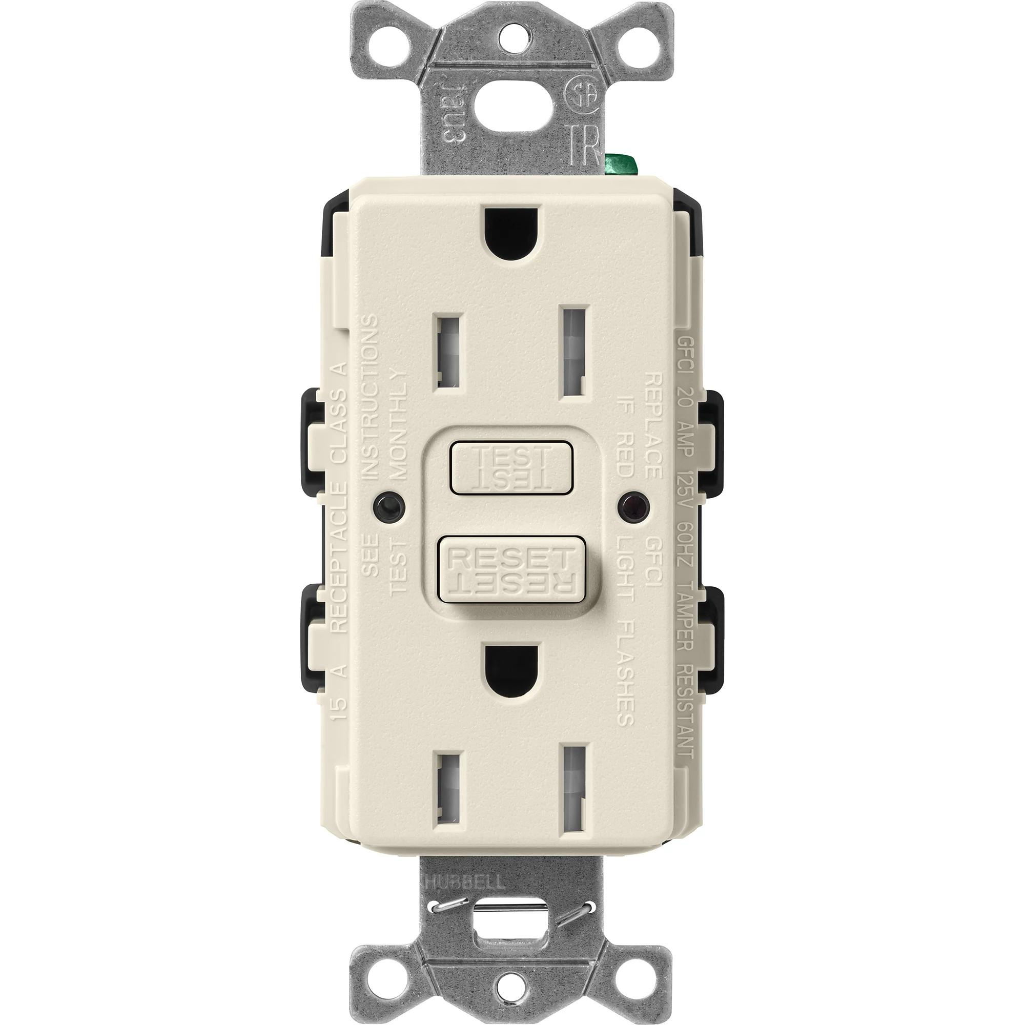 Product image for SATIN 15A GFCI REC PM