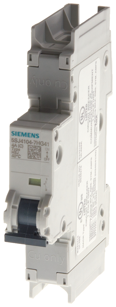 Product image for Breaker circuit 1-pole class-C 14kA 6A 240VAC 60VDC